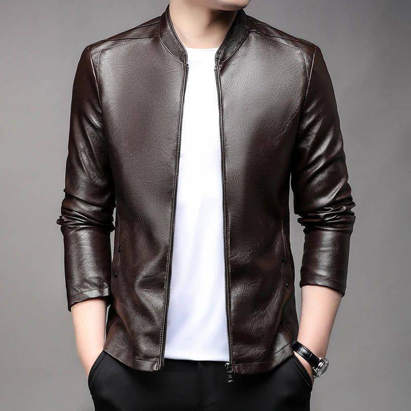 Veste en Cuir pour Homme Gimel
