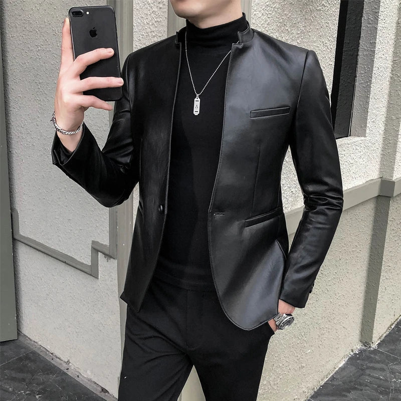 Veste en Cuir pour Homme Sampaio® S1280