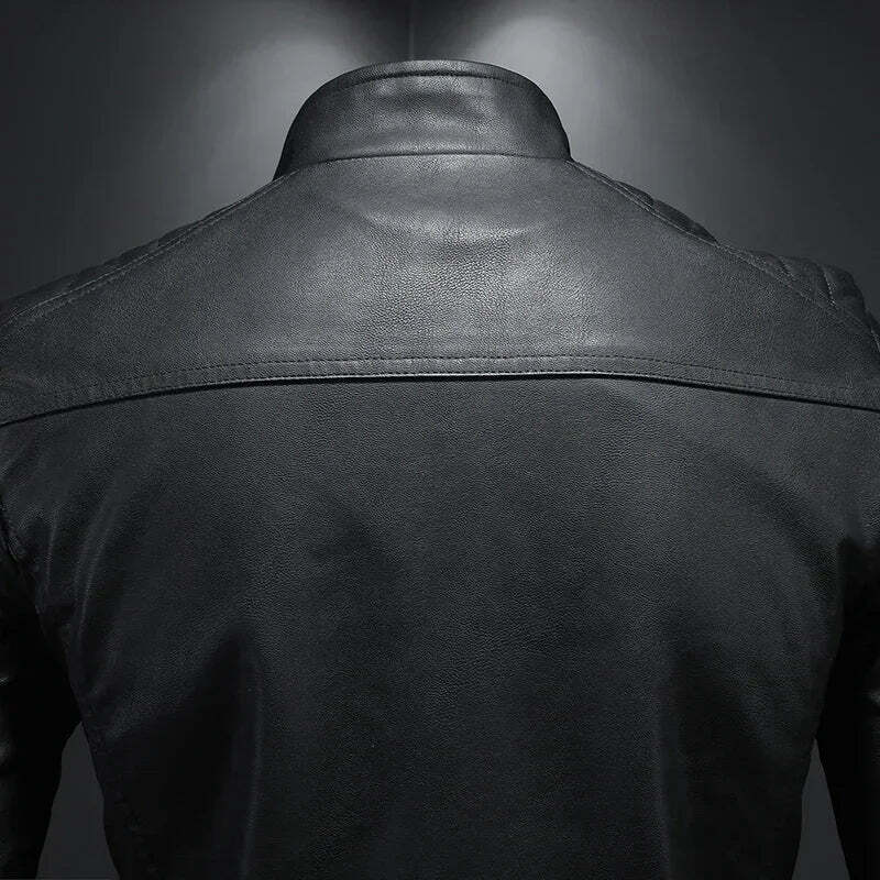 Veste en Cuir pour Homme Motard Bellvian - BL126